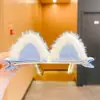 Presilha de cabelo fofa de pelúcia com orelhas de gato para crianças e meninas, novo modelo 2026 de presilha bico de pato, acessório de cabelo para franja lateral