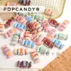 Cuentas Pequeñas Acrílicas con Forma de Caramelo con Agujeros Rectos para Manualidades DIY, Materiales Hechos a Mano, Accesorios, Colgantes de Joyería Lindos, Dijes para Bolsos