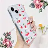 Funda magnética simple con estampado de cerezas, compatible con todas las series de Apple, éxito de ventas transfronterizo, funda de teléfono a prueba de caídas con estampado de frutas