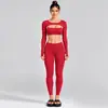 Dfyne Roupa de Yoga Manga Longa Transfronteiriça Tops Esportivos de Secagem Rápida Roupa Fitness Roupa Esportiva para Treinamento de Corrida Terno Feminino