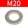 Arandela Plana de Acero Inoxidable 304 Espaciador Grueso de Tornillo Grande Arandela Metálica M2 M2.5 M4 M5 M6 M8-M33