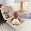 Natasha 14cm Muñeca Negra Pequeña Ropa para Muñeca Celebridad de Internet Artículo Popular Muñeca para Aliviar el Estrés Conjunto Natasha Chaqueta Pantalones