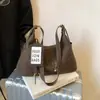 Bolsa Melaleuca Feminina 2026 Novo Estilo Tendência Outono/Inverno Retrô Bolsa Tote para o Dia a Dia Grande Capacidade Bolsa de Ombro Único Transversal