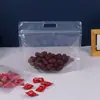 Bolsa de plástico transparente esmerilado auto-soportable auto-sellante para alimentos bolsa de embalaje sellada impermeable engrosada bolso de dátiles rojos
