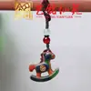 Llavero Caballo Mecedora de Sándalo Yiming Xianyuan Madera Arcoíris Creativa Año del Caballo del Zodiaco Colgante para Cadena de Teléfono Encanto para Bolso