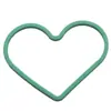 Pulsera de Silicona con Forma de Corazón Creativo Xiyin para Niños, Cruzando Fronteras Amazon Temu, Pulsera de Corazón Simple en Stock al por Mayor