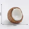 Entediado, arranje algumas frutas descascadas fofos enfeites de simulação para curar seu humor, computador estilo japonês mesa escritório desktop
