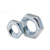 Fabricantes grande número de em estoque dentes finos hexagonal porca plana aço carbono fina fivela fina porca M8M10 dentes finos porca hexagonal