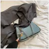 Bolso de mano de moda y elegante en color block de nicho, nuevo modelo de verano 2026, bolso cuadrado pequeño simple, bolso cruzado elegante