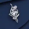 Broche com Acabamento de Luxo, Estilo Nicho e Simples, Alfinete de Roupa, Acessório de Pérola para Terno, Broche