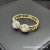 Pulsera de Piedra Bruta Incrustada con Perla Barroca Natural, Pulsera Personalizada de Nicho de Gama Alta, Fabricante de Suministro en Vivo al por Mayor