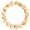 Cuentas de Oración de Boj 108 Piezas Venta al por Mayor Hoja Pequeña Boj Estilo Antiguo Estilo Chino Unisex Joyería para Pareja