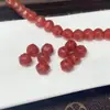 Ágata Roja Hexagonal Cuentas Sueltas Accesorios para Pulseras Joyería DIY E216