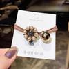 Temperamento simple Corea del Sur celebridad de internet liga para el pelo femenina diadema estilo perla Chanel diadema femenina lns accesorios para moño
