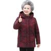 Chamarra de plumón de invierno de la abuela, plumón de pato blanco engrosado algodón ropa exterior para personas mayores, ropa exterior de algodón para mujer, ropa exterior corta para madre