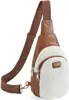 Bolso de Hombro de Cuero para Mujer Bolso Cruzado Bolso de Cintura Moda Casual Versátil Bolso de Pecho para Mujer Bolso Lion Ling