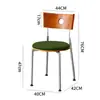 Silla de comedor para adultos con respaldo, silla acolchada de diseño minimalista Bauhaus para cafetería, silla temática para restaurante de hotel en casa