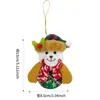 Nuevos adornos para el árbol de Navidad: Papá Noel, muñeco de nieve, accesorios de árbol de Navidad huecos de patas largas, renos de dibujos animados, decoraciones de campanas