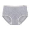 Ropa interior de algodón puro para mujer de los años 60, de cintura media, simple, con color contrastante, entrepierna de algodón, Categoría de ropa interior: Calzoncillos de algodón para bebé, 7A Antibacteriano