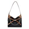 Bolsa de Ombro de Couro Macio Simples Transfronteiriça, Bolsa Feminina de Novo Estilo, Bolsa Tote Grande para Axila para o Dia a Dia, Leve, Disponível para Dropshipping