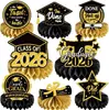 Decoraciones de Panal para Fiesta de Graduación 2026 Bola de Panal para Fiesta de Graduación Decoración de Mesa