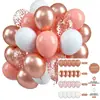 Globos de 10 pulgadas Engrosados Macaron Mate Set de 50 Globos Decoración para Celebración Festiva Fiesta de Cumpleaños Arreglo