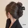 Pinza para el pelo francesa simple grande esmerilada Accesorios para el pelo para mujer estilo coreano y con mucho volumen en la parte posterior de la cabeza Pinza de tiburón Venta al por mayor