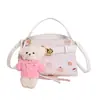 Bolso Pequeño Cuadrado Estilo Coreano con Estampado de Dibujos Animados para Mujer 2026 Nuevo Lindo de Viaje Super Moderno Moda Gran Capacidad Bolso de Hombro Cruzado