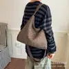 Bolso tote de hombro retro estilo coreano para mujer de alta calidad, nueva colección de otoño 2026, elegante y de gran capacidad para estudiantes y personas que van al trabajo