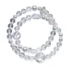 [Cristal Branco Moonlight] Pulseira de Cristal Branco de Alta Qualidade Série A para Mulheres Pulseira Versátil Atacado