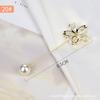 Broche Hebilla Antideslizante Modificador de Cintura de Pantalones Pequeño Artefacto Perla Pin Pequeño Fijo para Ropa de Mujer Accesorios de Cuello Decorativos Estrecha la Cintura