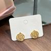Moda Corea del Sur Aretes Camelia Diamante Lujo Ligero Combinable Alta Gama Aretes Nicho Combinables Aretes Exquisitos Aretes