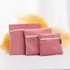 En Stock Bolsa de Cremallera de Terciopelo de Color Sólido Bolsa para Joyería Bolsa de Almacenamiento para Joyería Bolsa para Accesorios Pulsera Bolsa para Joyería Bolsa de Almacenamiento