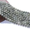Piedra Blanca Natural con Purpurina Cuentas Sueltas Redondas Accesorios para Joyería DIY Cuentas Semi-Terminadas Hechas a Mano Cadena de Cuentas Venta Directa de Fábrica Cuentas Redondas