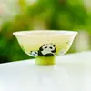 Taza de Té Oso Pequeño del Fabricante, Juego Personal de Té de Cerámica Kung Fu, Taza de Té para el Hogar, Taza de Té