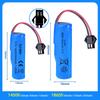 Batería de Litio de 3.7V 14500 Batería para Juguete de Coche con Control Remoto Infantil Máquina de Burbujas Pistola 18650 Recargable Gran Capacidad