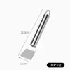 Espátula cuchillo de limpieza acero inoxidable hogar cocina multiusos espátula campana extractora fondo de olla refrigerador herramienta de limpieza