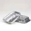 Caja de Almuerzo de Papel de Aluminio, Molde de Papel de Aluminio para Hornear, Horno de Microondas, Pescado a la Parrilla, Arroz en Cazuela de Barro, Caja de Empaque, Bandeja de Horno de Aluminio, Calentable