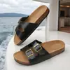 Zapatos Birkenstock de Verano 2026 con Tira de Doble Hebilla, Talla Grande Pantuflas de Suela Gruesa para Pareja para Comercio Exterior, Venta al por Mayor