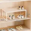 Panel divisor de zapatero expandible, herramienta mágica para guardar zapatos, divisor de zapatero, panel divisor de almacenamiento de armario, estante de soporte para zapatos