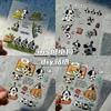 Ins Filhote de Cachorro Cacheado 3D Estéreo Adesivos de Gelatina Desenho Animado Fofo Adesivo DIY Capa de Celular Adesivo de Câmera Guka