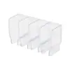 Estante de Almacenamiento Multifuncional para Montar en la Pared Soporte para Pasta de Dientes sin Perforaciones para Baño Estante de Almacenamiento para Limpiador Facial Divisor Escurridor Fijador