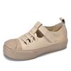 [9,9kg Par, Disponível] Sapatos Femininos Verão Novo Vazado Velcro Baixo Sapatos Feitos à Mão