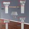 Materiais de Decoração para Casa Franceses Molduras de Gesso Friso Grande Molduras de Gesso Ornamentos Simples de Coluna Romana Externo
