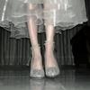 Zapatos de Tacón Alto Perlados Estilo Francés para Mujer 2025, Elegantes Zapatos Plateados como de Hada que se Pueden Usar Afuera, Adecuados para Citas, Damas de Honor y el Trabajo