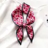Lenço de Seda para Mulheres, Amarrar na Bolsa, Faixa de Cabelo, Fita de Seda Artificial, Acessórios de Cabelo para Atacado, Fita, Laço, Lenço Pequeno, Tira Estreita e Longa