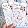 Nuevas Pegatinas de Diamantes de Cristal para Niños Maquillaje de Escenario para Actuaciones de Niñas Joyas Decorativas Coloridas para Mole de Frente Despegable DIY
