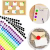 Pegatinas de Puntos de Colores para Jardín de Infancia para Decoración, Marcadores Creativos DIY, Pegatinas Redondas, Etiquetas Autoadhesivas, Pegatinas Redondas Hechas a Mano