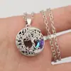 Temu Transfronteiriço Europeu e Americano Novo Estilo Árvore da Vida de Cristal Pingente Personalizado Moda Lua Árvore Colar Acessórios Femininos Atacado