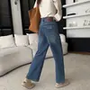 Jeans cropped de microcampana elásticos en cuatro direcciones
